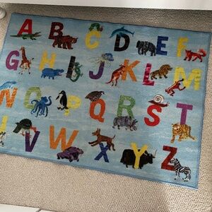 Eric Carle alphabet rug